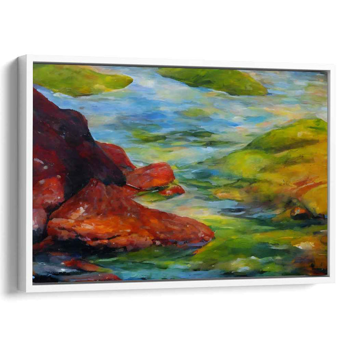 Colorful Impressions: Impressionist Landscape with Vibrant Hues