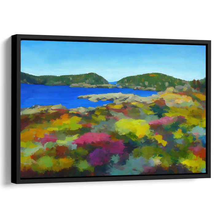 Serenade of Verdant Dreams: Lush Landscape Canvas Art