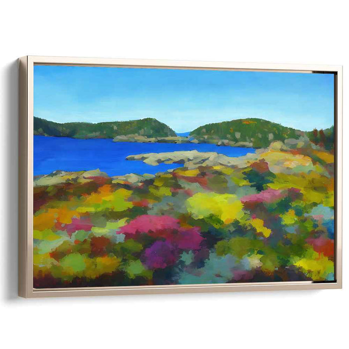 Serenade of Verdant Dreams: Lush Landscape Canvas Art