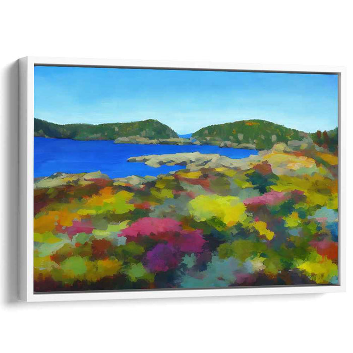 Serenade of Verdant Dreams: Lush Landscape Canvas Art