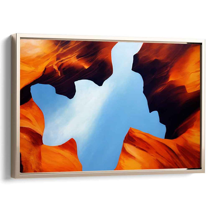 Natural Soliloquy: Abstract Nature's Grandeur Canvas Art Print