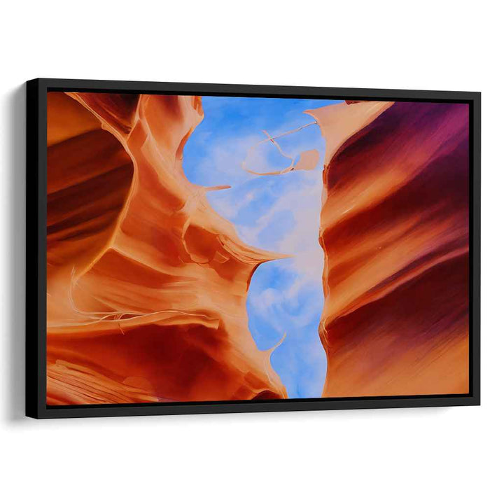 Ethereal Valley Symphony: Majestic Landscape Canvas Art Print