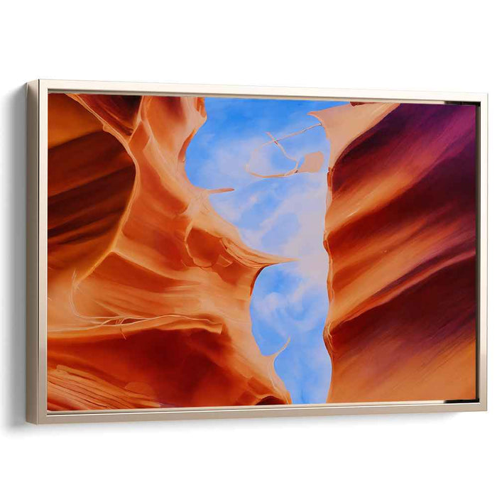 Ethereal Valley Symphony: Majestic Landscape Canvas Art Print