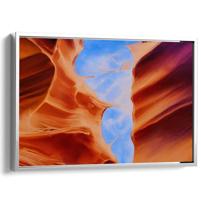 Ethereal Valley Symphony: Majestic Landscape Canvas Art Print