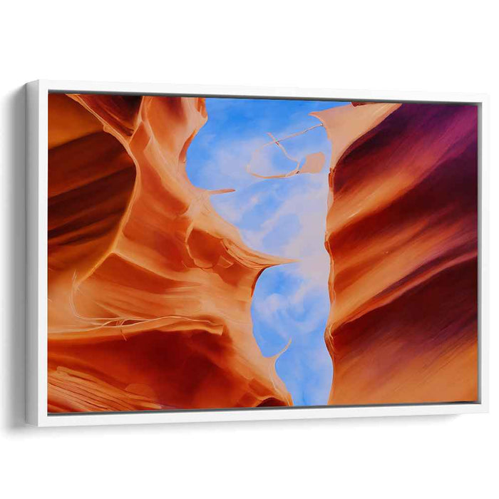 Ethereal Valley Symphony: Majestic Landscape Canvas Art Print