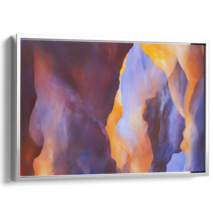 Interwoven Realities: Abstract Canvas Art of Dreamy Interplay