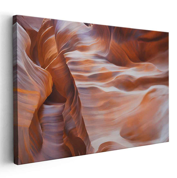 Pixelated Mirage Dance: Photographic Realism of Antelope Canyon