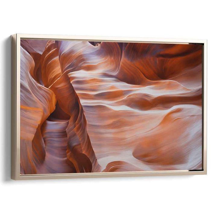 Pixelated Mirage Dance: Photographic Realism of Antelope Canyon