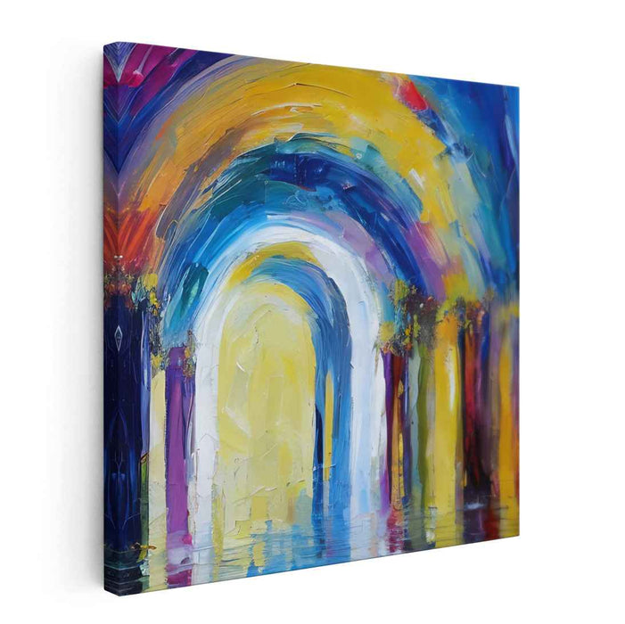 Colorful Lights Dance: A Symphony of Color and Light Canvas Art