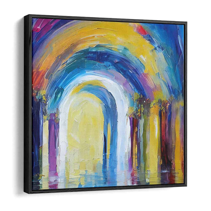 Colorful Lights Dance: A Symphony of Color and Light Canvas Art