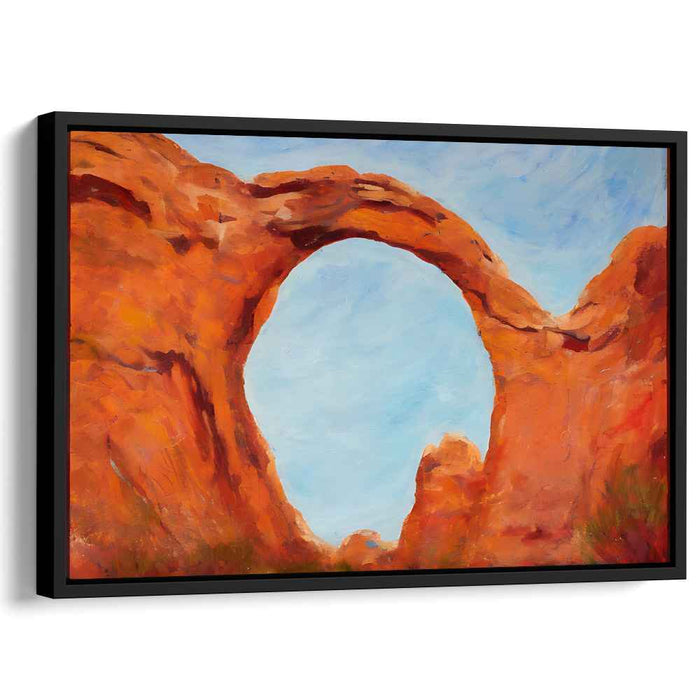 Stitching Memories: Impressionist Landscape Canvas Art Print