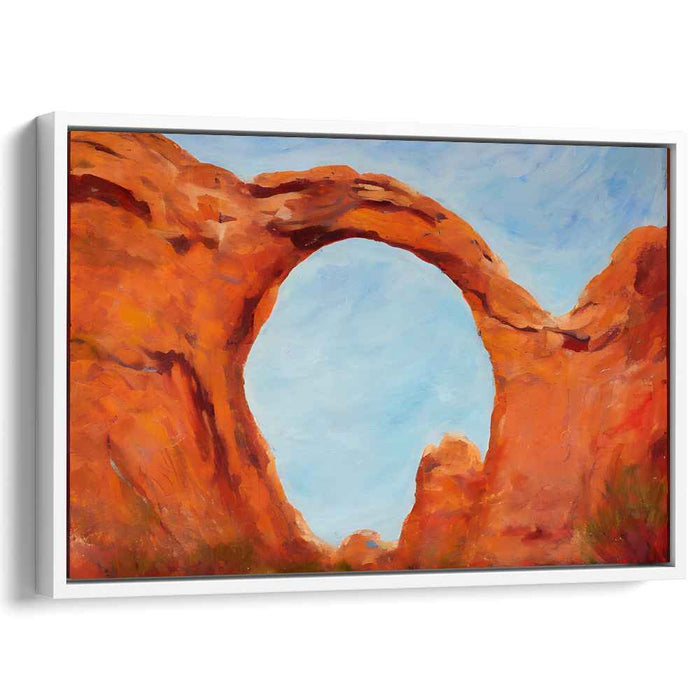 Stitching Memories: Impressionist Landscape Canvas Art Print