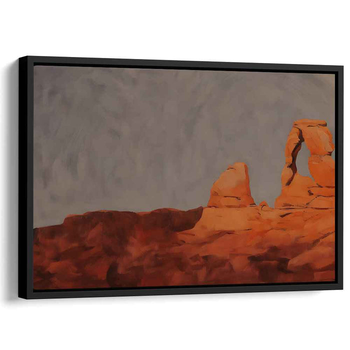 Majestic Delicate Arch: Realistic Landscape Canvas Art Print
