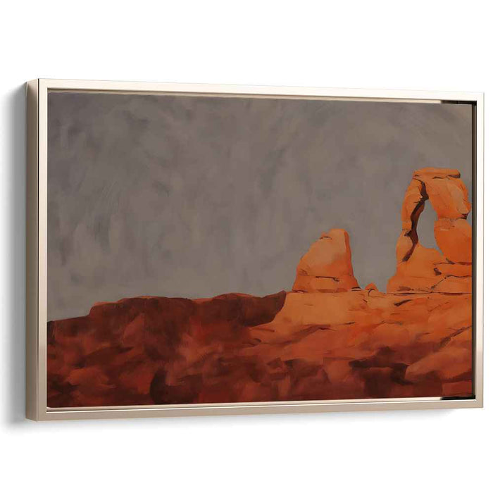 Majestic Delicate Arch: Realistic Landscape Canvas Art Print