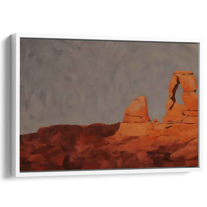 Majestic Delicate Arch: Realistic Landscape Canvas Art Print