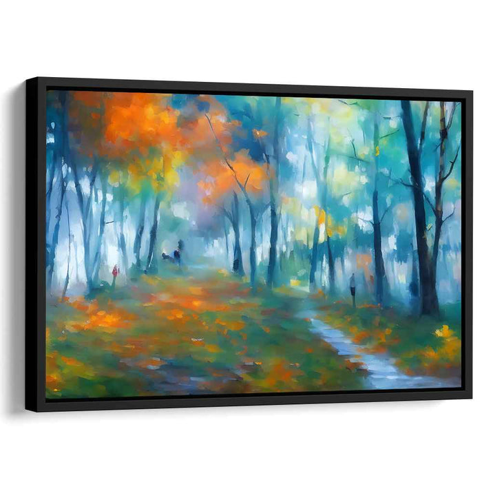 Dawn's Gentle Glow: Tranquil Morning Light Canvas Art Print