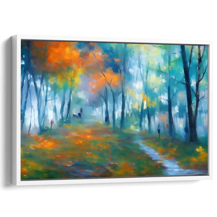 Dawn's Gentle Glow: Tranquil Morning Light Canvas Art Print
