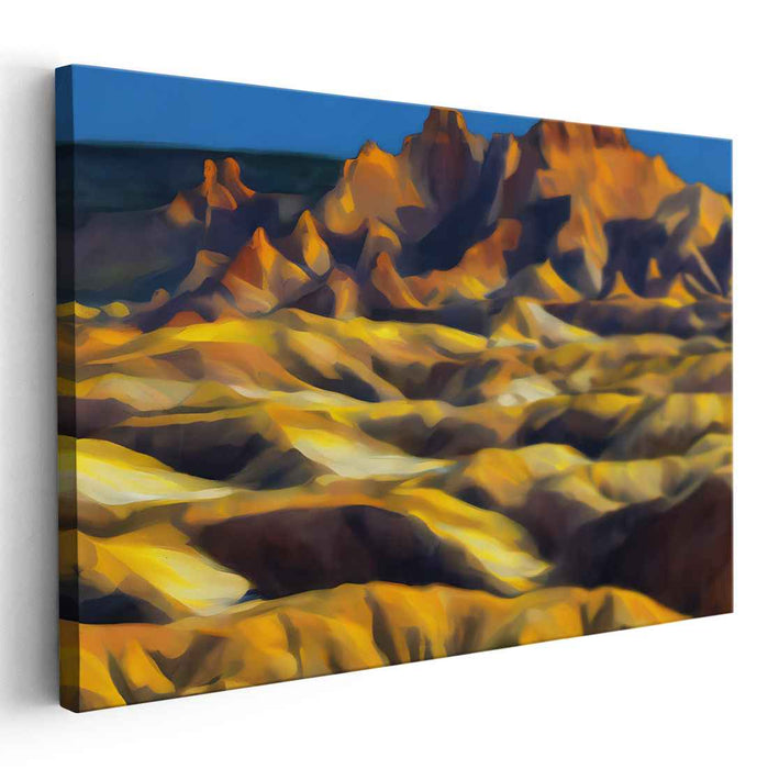 Sunset Reflections Dance Softly: Impressionist Sunset Canvas Art Print