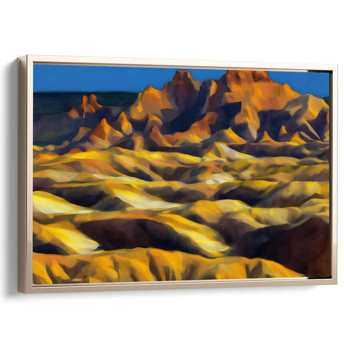 Sunset Reflections Dance Softly: Impressionist Sunset Canvas Art Print