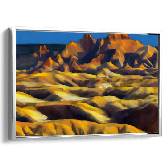 Sunset Reflections Dance Softly: Impressionist Sunset Canvas Art Print