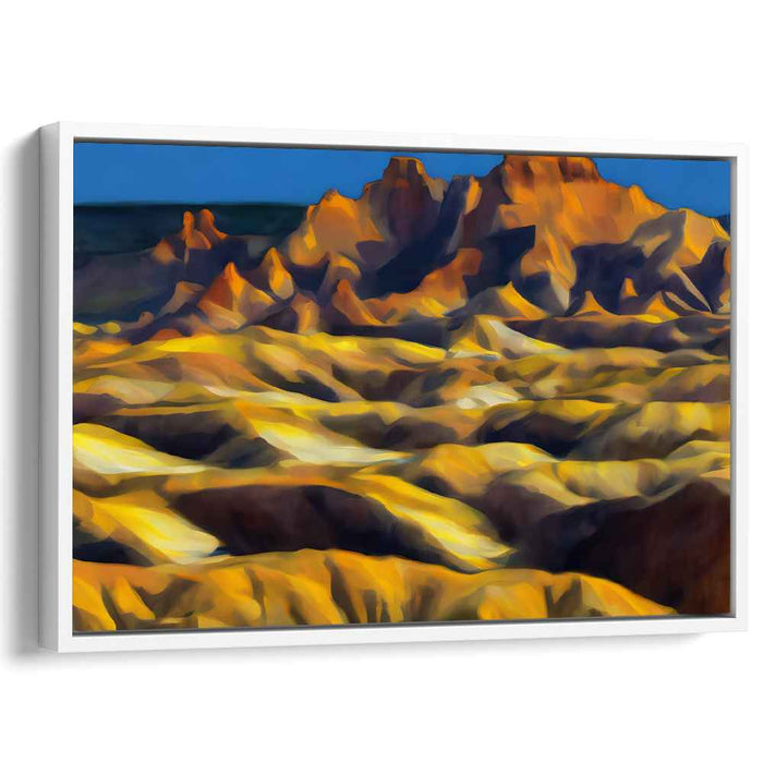 Sunset Reflections Dance Softly: Impressionist Sunset Canvas Art Print