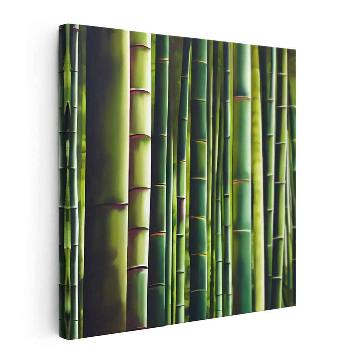 Surreal Flora Illusion: Realistic Nature Canvas Art Print