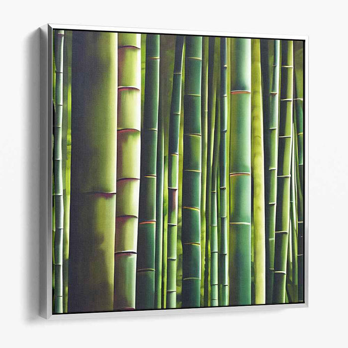 Surreal Flora Illusion: Realistic Nature Canvas Art Print