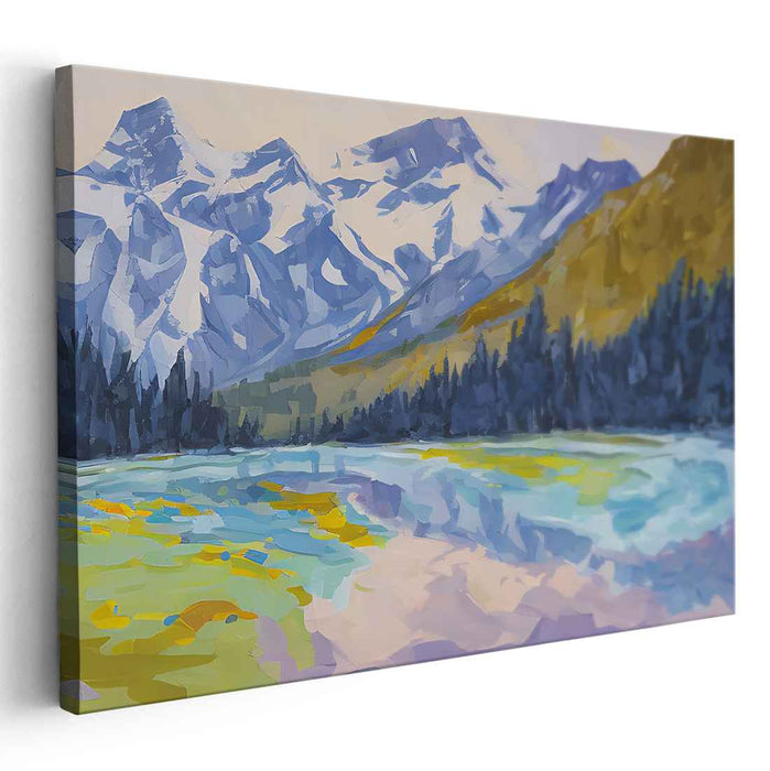 Canvas Poetry: Impressionistic Landscape Canvas Art Print