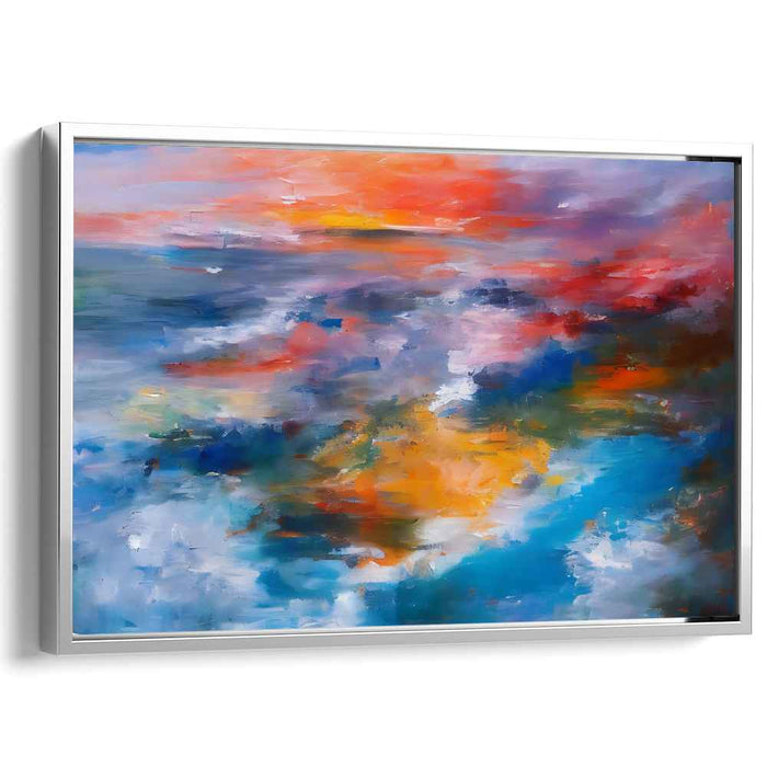 Infinite Tides: Abstract Seascape Canvas Art Print