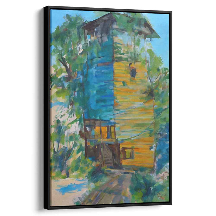 Meadow Haven: Vibrant Countryside Retreat Canvas Art