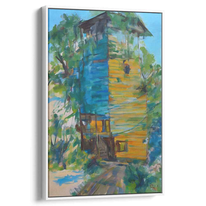 Meadow Haven: Vibrant Countryside Retreat Canvas Art