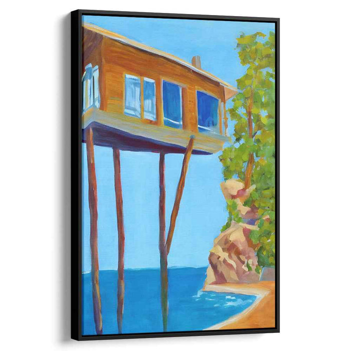 Floating Dreams: Surreal House on Stilts Over Azure Waters