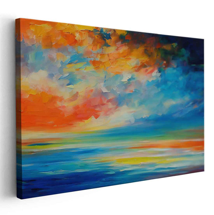 Canvas Dance of Light: Impressionistic Canvas Art Print