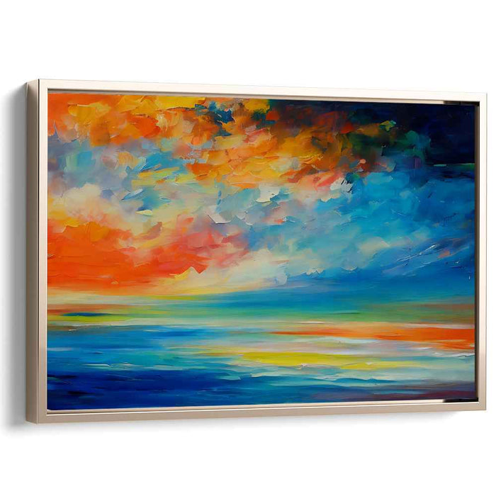 Canvas Dance of Light: Impressionistic Canvas Art Print