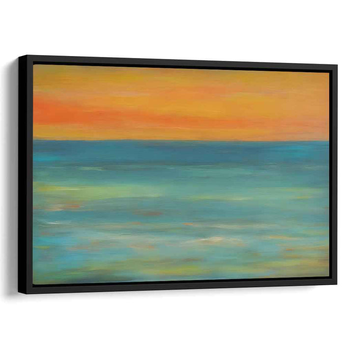 Seafoam Sonata: Impressionist Seascape Canvas Art Print