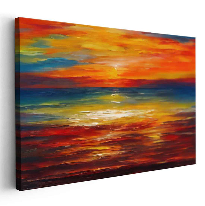 Abstract Beach Sunset #107