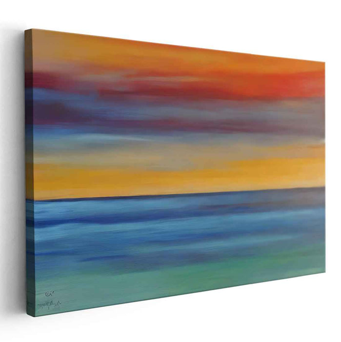 Abstract Beach Sunset #121