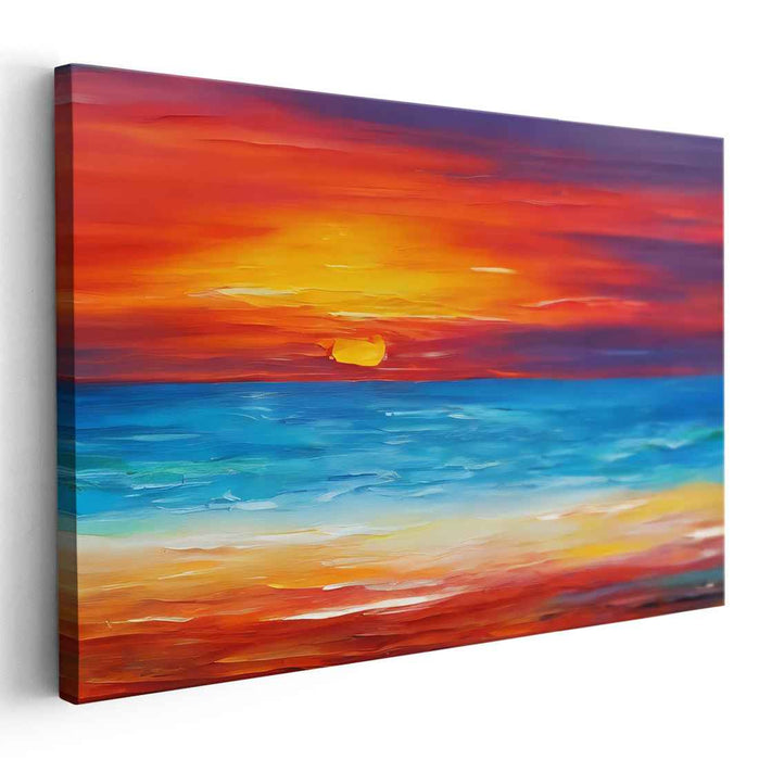 Abstract Beach Sunset #130