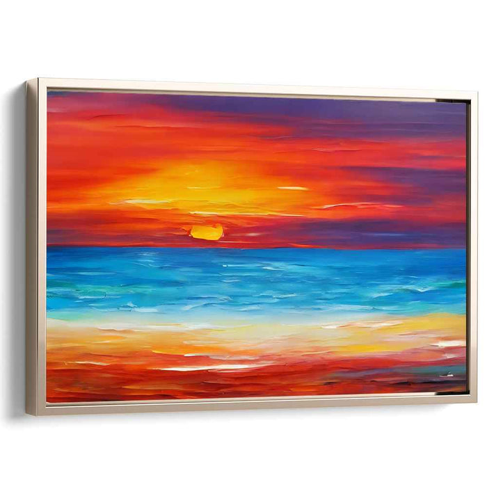 Abstract Beach Sunset #130