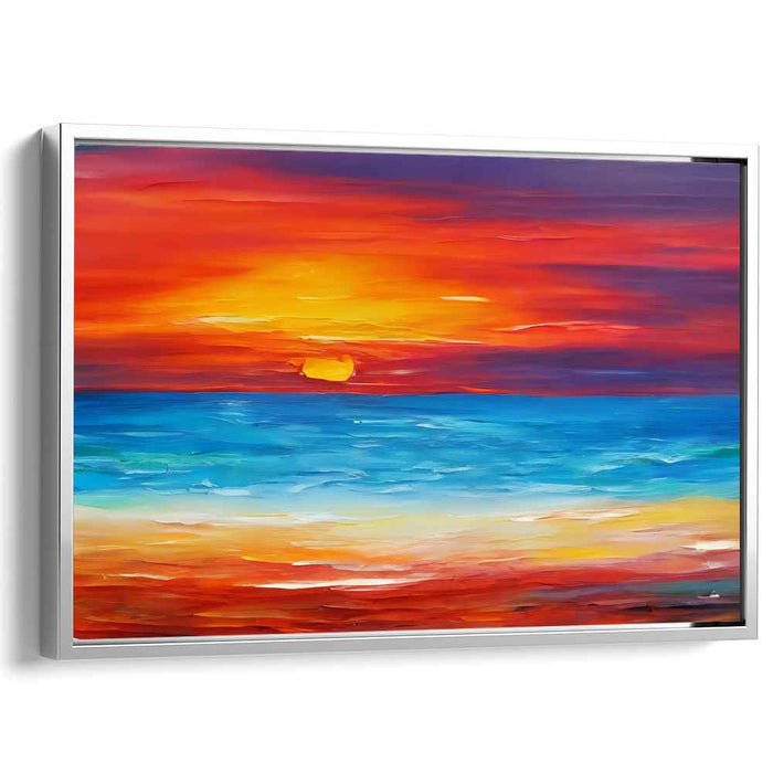 Abstract Beach Sunset #130