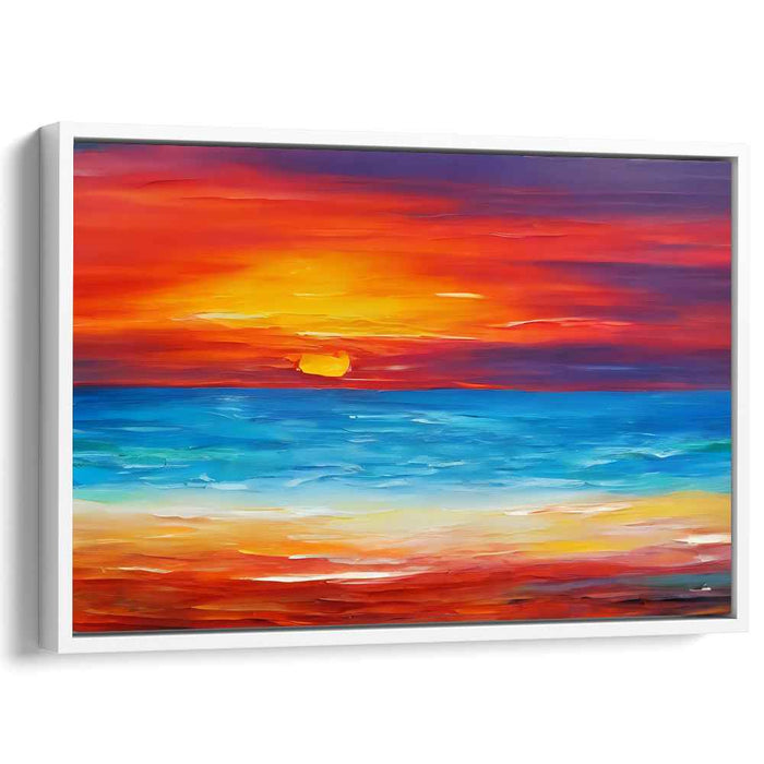 Abstract Beach Sunset #130