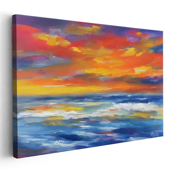 Abstract Beach Sunset #134