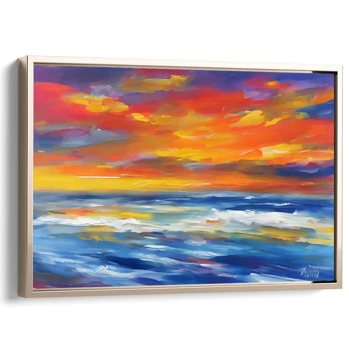 Abstract Beach Sunset #134