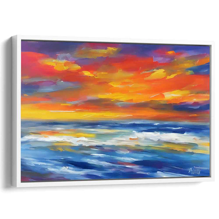 Abstract Beach Sunset #134