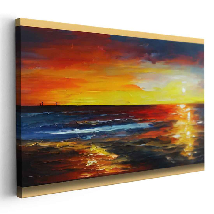 Abstract Beach Sunset #138