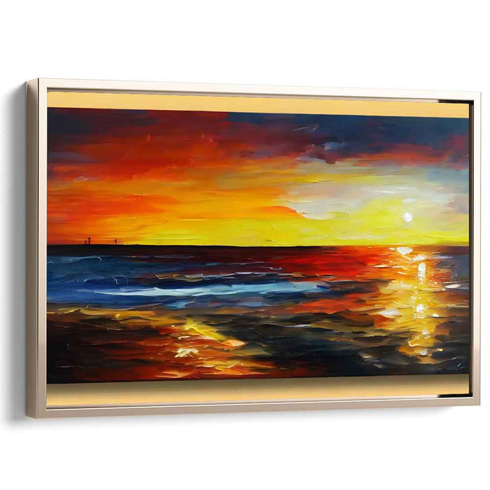 Abstract Beach Sunset #138