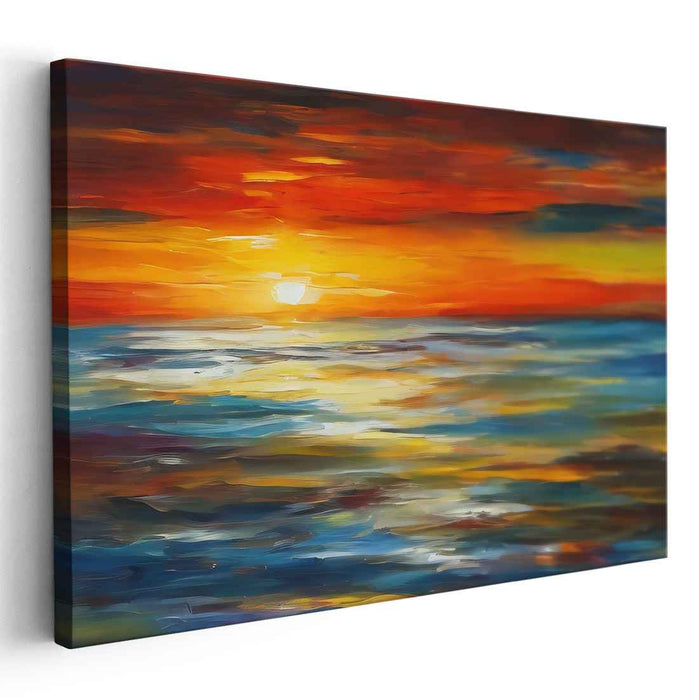 Abstract Beach Sunset #140