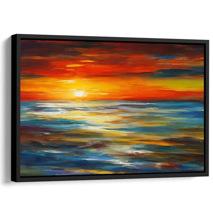 Abstract Beach Sunset #140