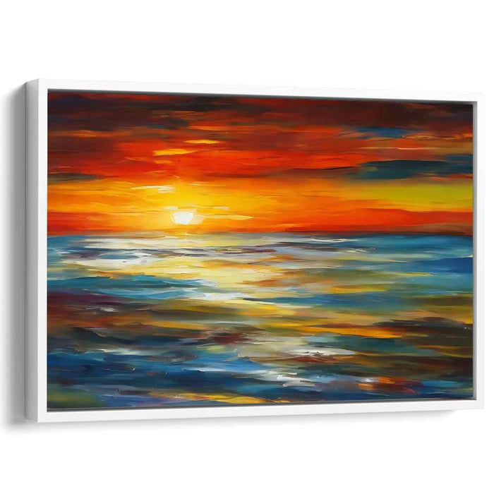 Abstract Beach Sunset #140