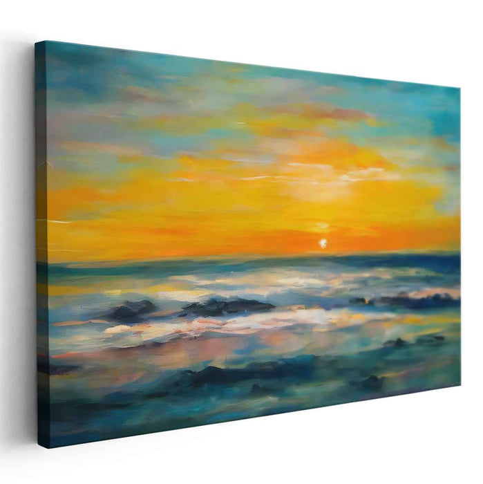 Abstract Beach Sunset #141